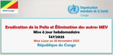 Eradication de la Polio et élimination des autres maladies évitables par la vaccination (S47/2025)